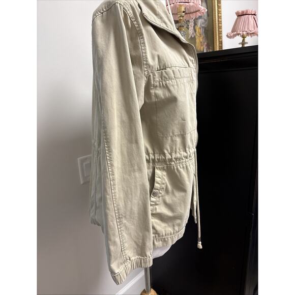 Chore Coat Field Barn Utility Cargo Jacket Canvas Khaki Med Old Navy - Picture 7 of 16